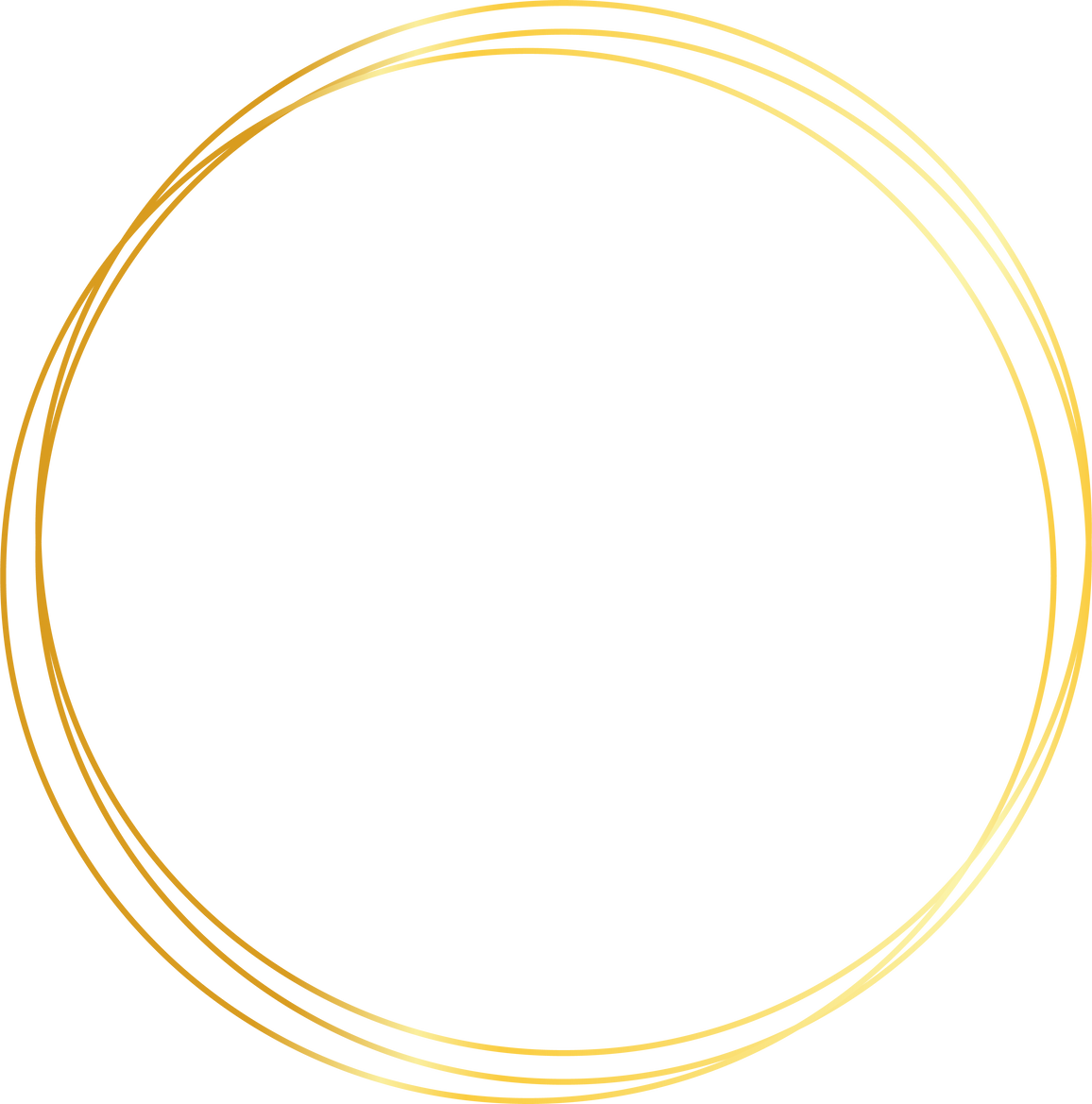 Circle  gold shape abstract frame border background element